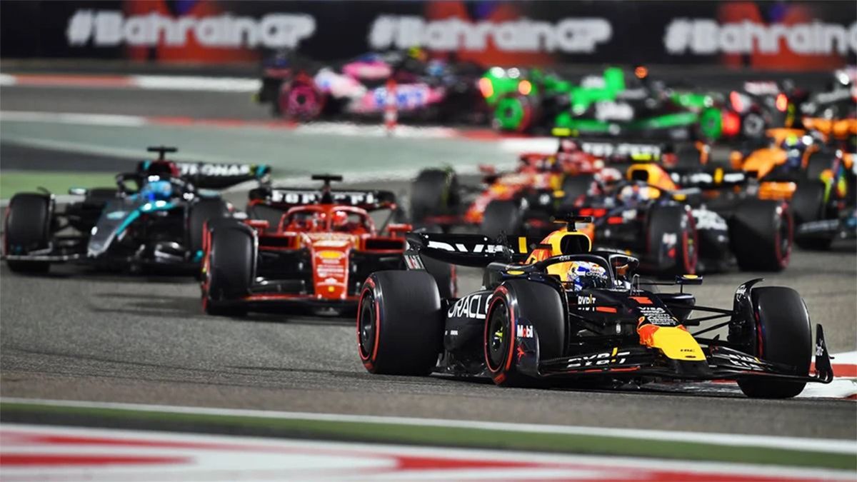 Primera vuelta del Gran Premio de Bahréin 2024 con Verstappen en la punta