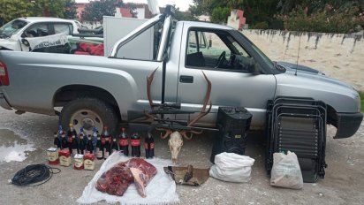 Cazadores en la mira: cuatro detenidos en proximidades de San Agustín