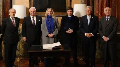 Milei pide liderazgo a los empresarios: