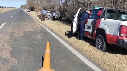 Dos heridos tras un choque en la autovía, cerca de Coronel Baigorria