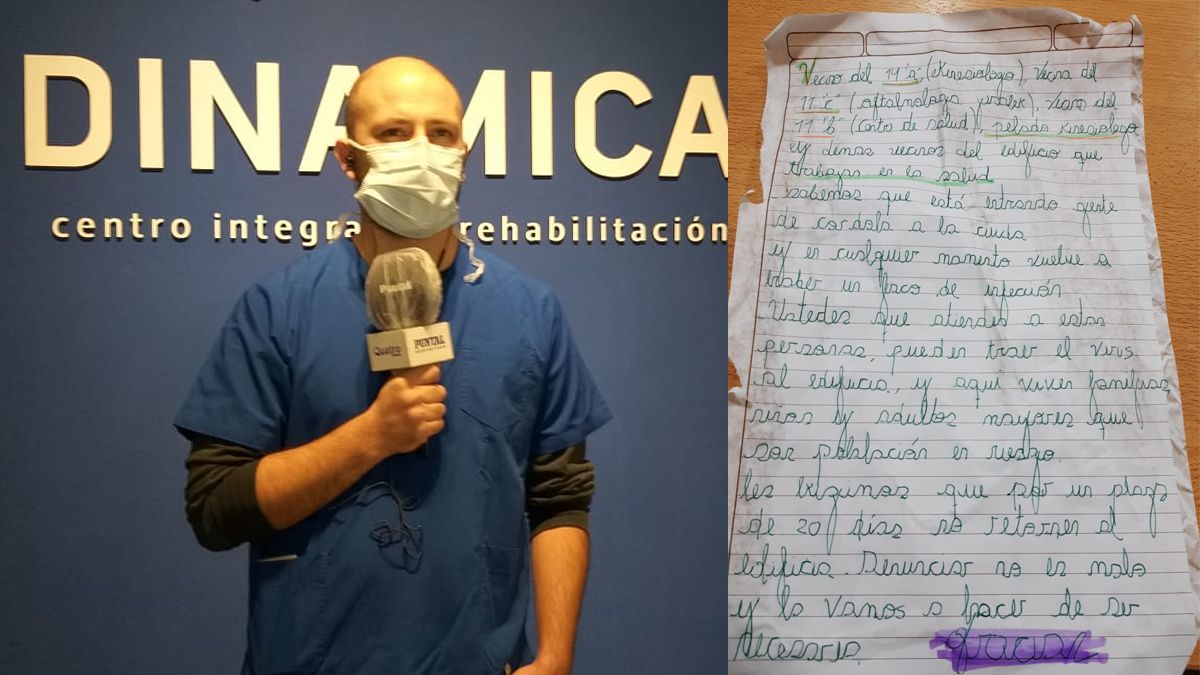 Trabajadores de la salud amenazados en su propio edificio