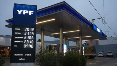 En la ciudad, la súper de YPF superó los 2.000 pesos