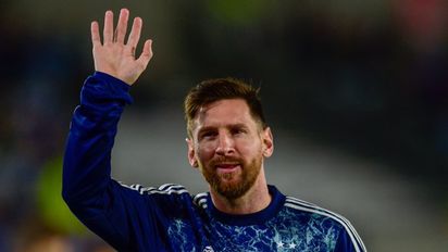 Messi y una dura crítica al árbitro Wilton Sampaio