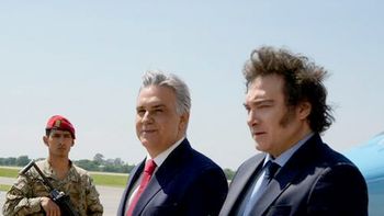 Milei y Llaryora ya hacen campaña. Milei y Llaryora ya hacen campaña.