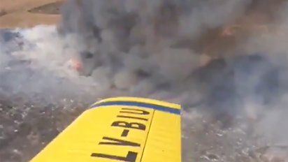Con el viento y el calor, volvieron los incendios en las sierras de Córdoba: el riesgo es extremo