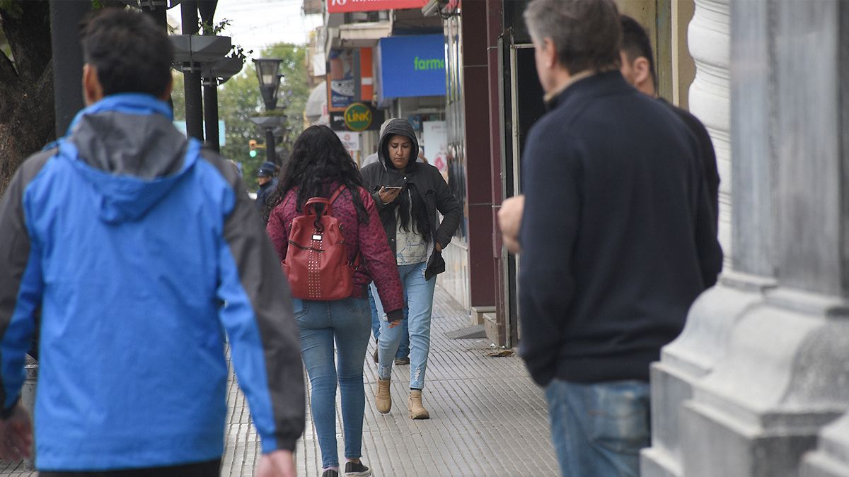 El último día de marzo comenzó con un descenso de temperatura. Foto: Estela Zogbe.
