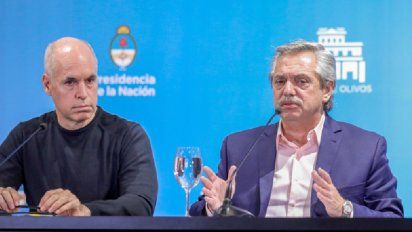 Alberto Fernández habló con Rodríguez Larreta sobre la situación sanitaria
