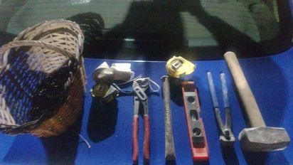 Detienen a dos personas y recuperan herramientas robadas