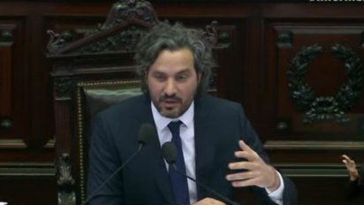 Cafiero comenzó su informe de gestión en Diputados