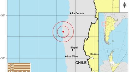 Un fuerte sismo de 6.1 en Chile se sintió también en Río Cuarto