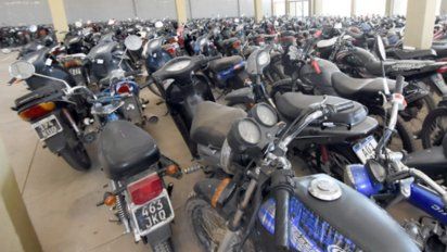 Estiman que podrán destruir al menos 400 motos y algunos autos