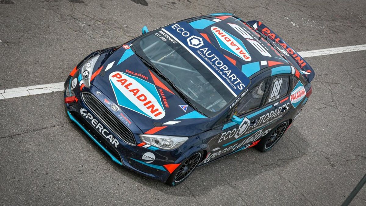 El riocuartense Facundo Marques giró en la previa del inicio de temporada del TN-Apat en Paraná y quedó con el 5º tiempo