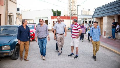 Plan de pavimentación: habilitan el adoquinado del Pasaje Maipú