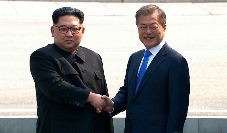 Histórica reunión de los presidentes de las dos Coreas