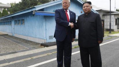 El histórico paso de Trump por Corea del Norte