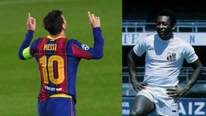 Messi igualó el récord de Pelé