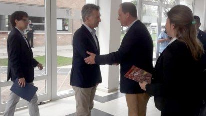 Por primera vez, un Presidente de la Nación llegó a la Rural