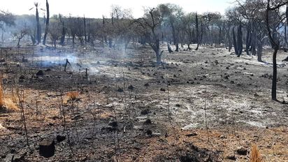 El incendio en El Durazno está contenido y ya hay guardia de cenizas
