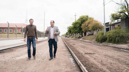 Mantenimiento vial en la ciudad: empezaron a repavimentar la calle Maipú