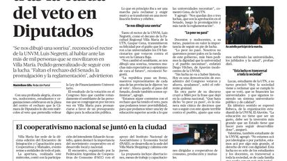 Accedé a la edición impresa de Diario Puntal Villa María