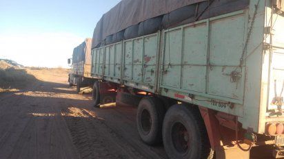 Secuestraron camiones por transportar granos sin documentación