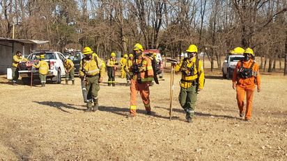 La Calera: bomberos inician el segundo día de combate del fuego