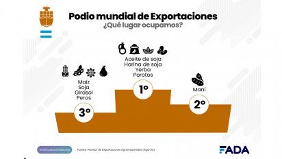 Las exportaciones del agro ganaron casi 10% de participación este año