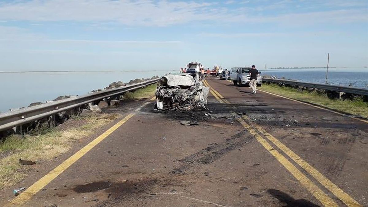 Tres muertos en un choque sobre ruta 7, a la altura de La Picasa