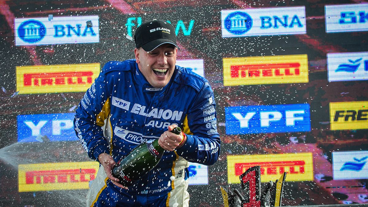 Franco Vivian llega al Autódromo Parque Ciudad de Río Cuarto como escolta en el campeonato con 172 unidades