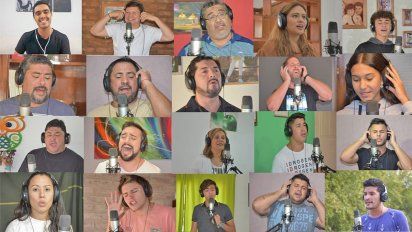 Veinte artistas y una canción que une desde el corazón a los moldenses