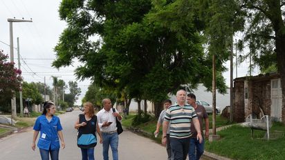 Accastello anunció obras para el barrio Avellaneda: luces led y refacciones en un centro comunitario