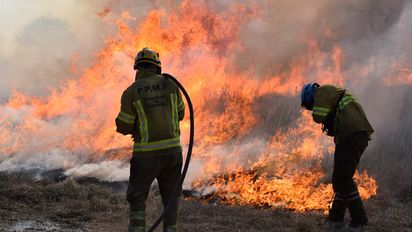 Incendios: continúan activos los focos de Quebrada de la Mermela y San Marcos Sierras
