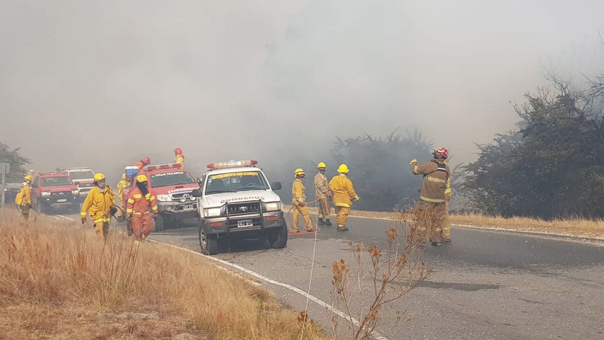 En el Valle de Punilla uno de los focos llegó hasta Bosque Alegre.