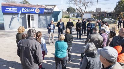 Más seguridad: el IPV de Alberdi tiene un nuevo destacamento policial