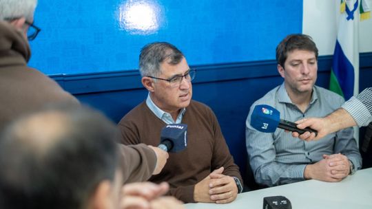 .El secretario Pablo Antonetti durante el anuncio del plan