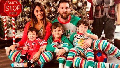 La navidad de los Messi