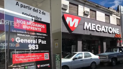 Megatone cierra su local de ventas en Río Cuarto y seis empleados serán despedidos