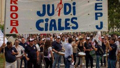 Los judiciales inician un paro de 38 horas y marchan el jueves a la Apross junto con otros estatales