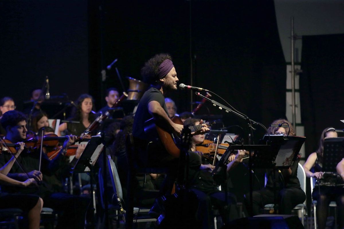 Raly Barrionuevo y la Orquesta Sinfónico de la UNC y un bello concierto en el Otoño Polifónico. (Fotos: Matías Tambone).
