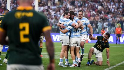 Los Pumas vencieron a Sudáfrica y sueñan con el título en el Rugby Championship
