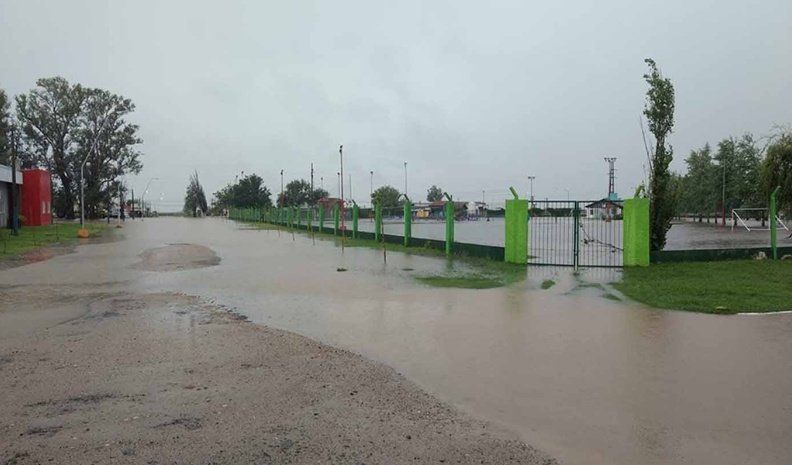 Se inundaron localidades por la lluvia