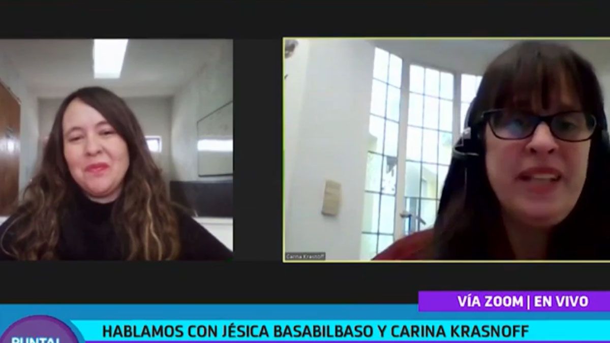 Jésica Basabilbaso y Carina Krasnoff hablaron sobre la importancia de la lactancia materna.