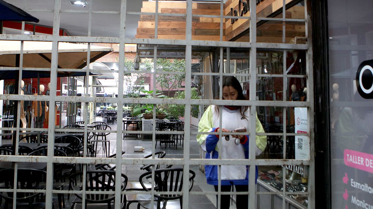 Las galerías céntricas permanecen cerradas.