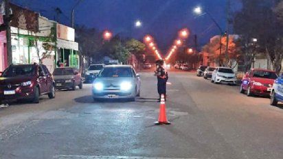 Controles diarios en pueblos de la región y menos circulación en rutas