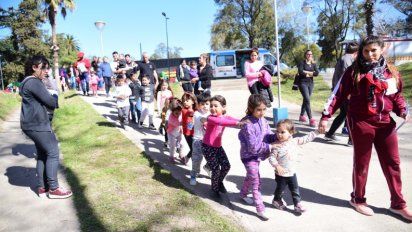 La fiesta del Día del Niño tuvo una gran convocatoria en el parque