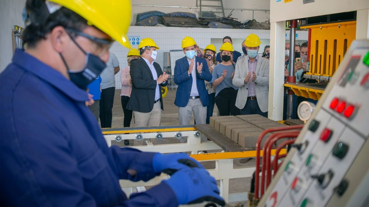 Los adoquines producidos son destinados a la infraestructura vial de la ciudad.