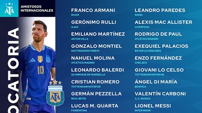 Con Dybala como la gran ausencia, Scaloni dio la lista de convocados para los amistosos