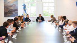 Alberto Fernández recibió a intendentes cordobeses