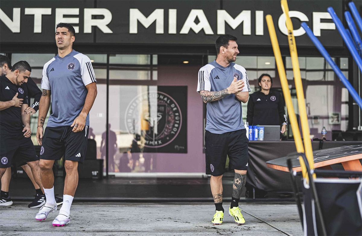 Messi y Suárez se reencontraron en el inicio de la pretemporada de Inter  Miami