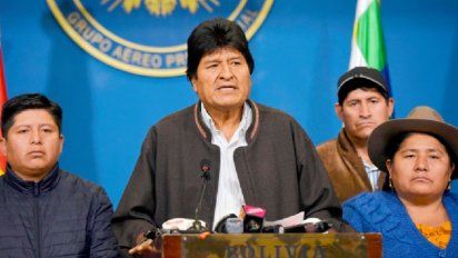 Evo Morales denunció un golpe de Estado y renunció como presidente